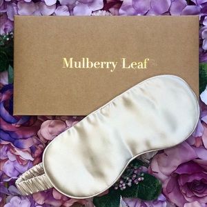 100% mulberry leaf silk sleep mask NEW